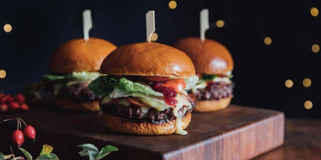 receta de burgers navideñas