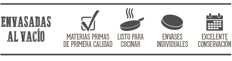 Materias primas de primera calidad